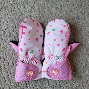 Toddler Girl's Warm Winter Mittens – Size M (4-6T) – NWT